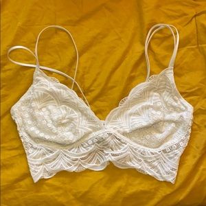 White bralette